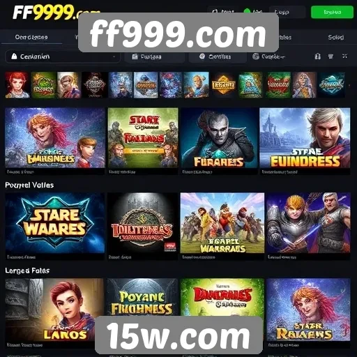 Exploração dos jogos populares no ff999.com