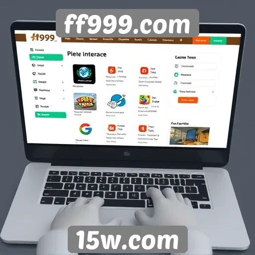 Análise da interface do usuário do site ff999.com